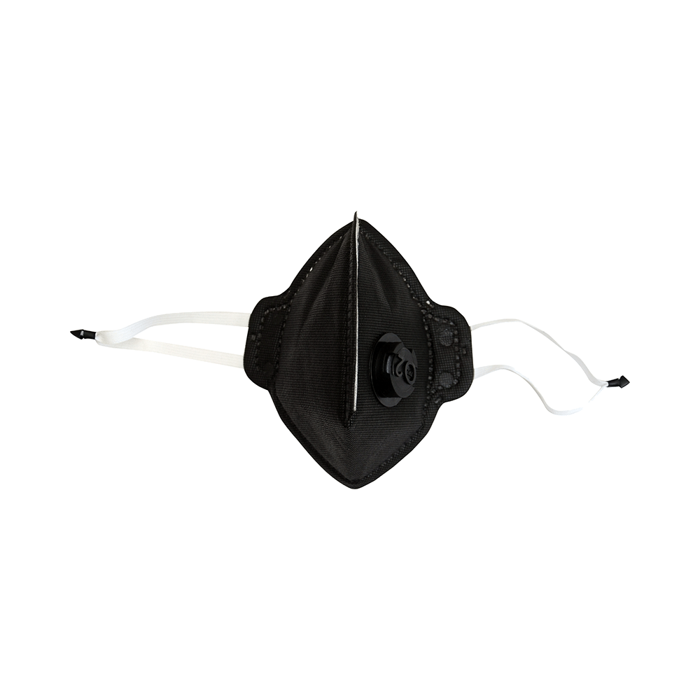 Dominion Care Non Woven 6 Layer Mask with Adjustable Elastic & Nose Pin Black