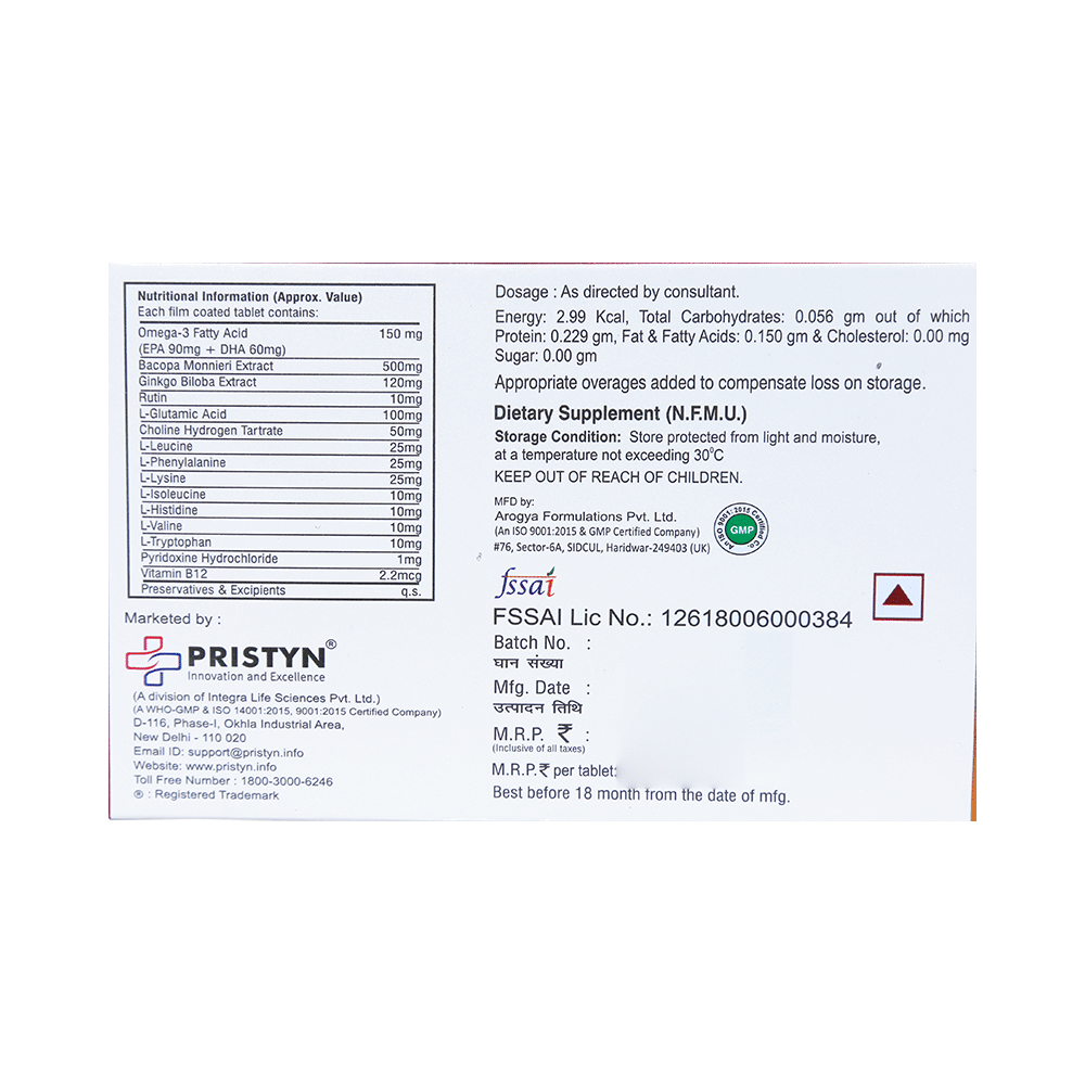 Pristyn Cogniboost Tablet - Image 2