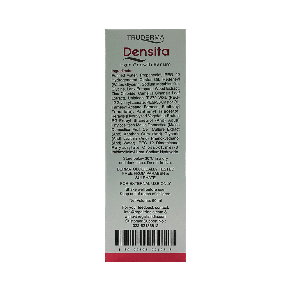 Regaliz Densita Hair Growth Serum | Reduces Hair Loss | Paraben & Sulphate-Free - Image 4