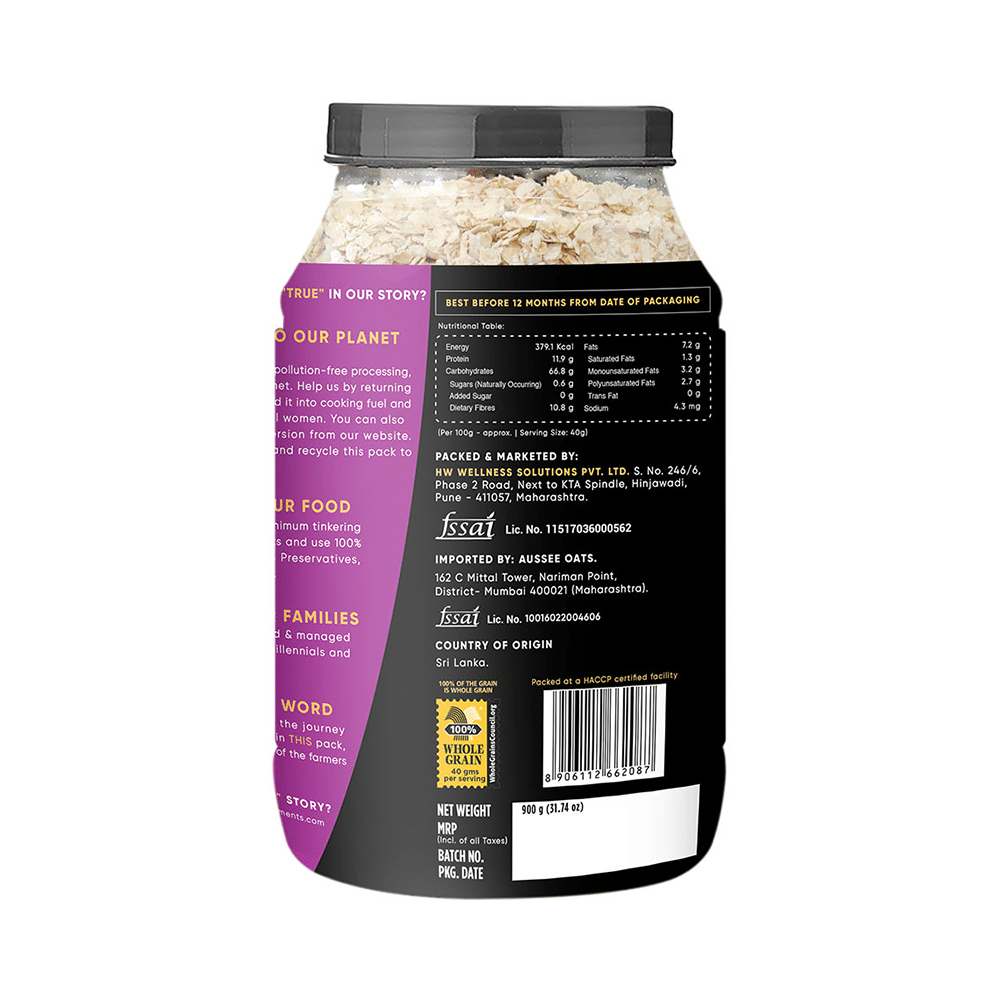 True Elements Instant Oats with High Fibre & Protein | No Added Sugar for High Blood Pressure - Image 3