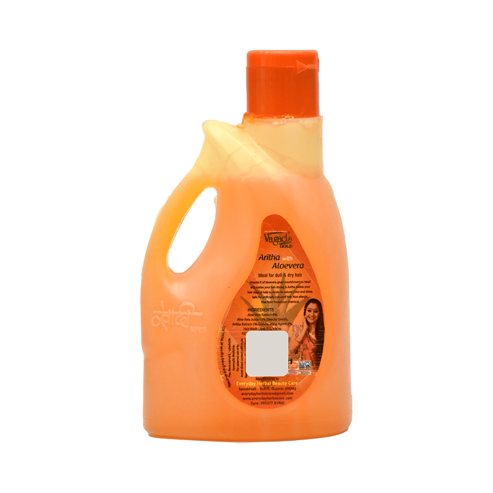 Vagad's Gold Hair Wash & Conditioner Aritha with Aloevera - Image 2
