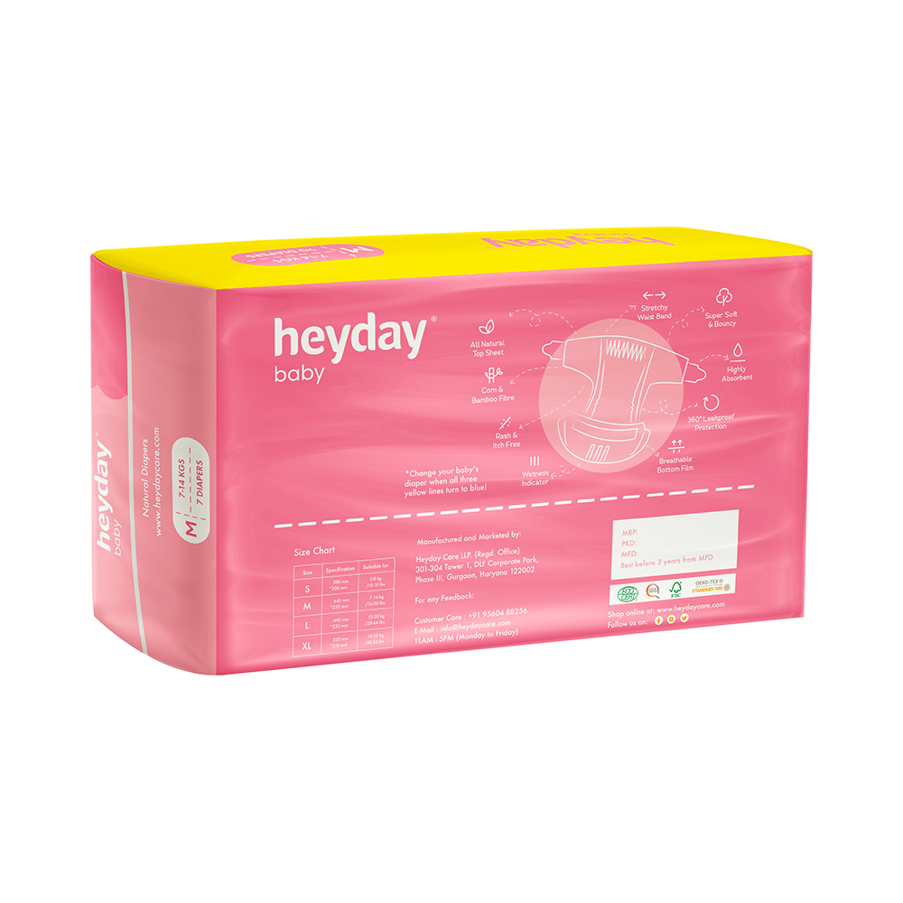 Heyday Natural Baby Diaper Medium - Image 2