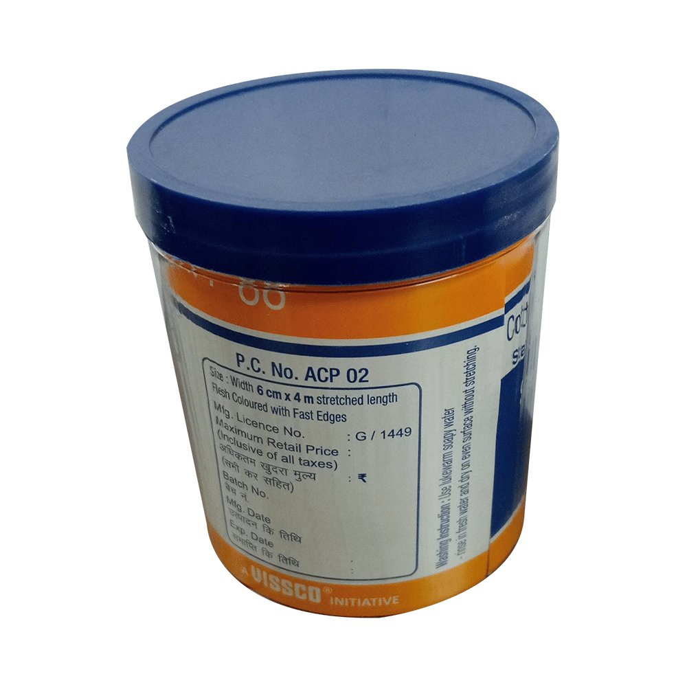 Vissco Activecrepe Cotton Crepe Bandage 6cm x 4m - Image 2