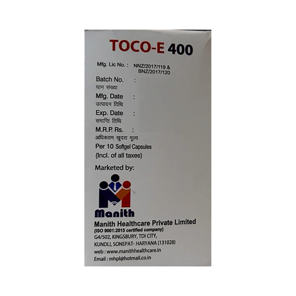 Toco-E 400 Capsule - Image 3