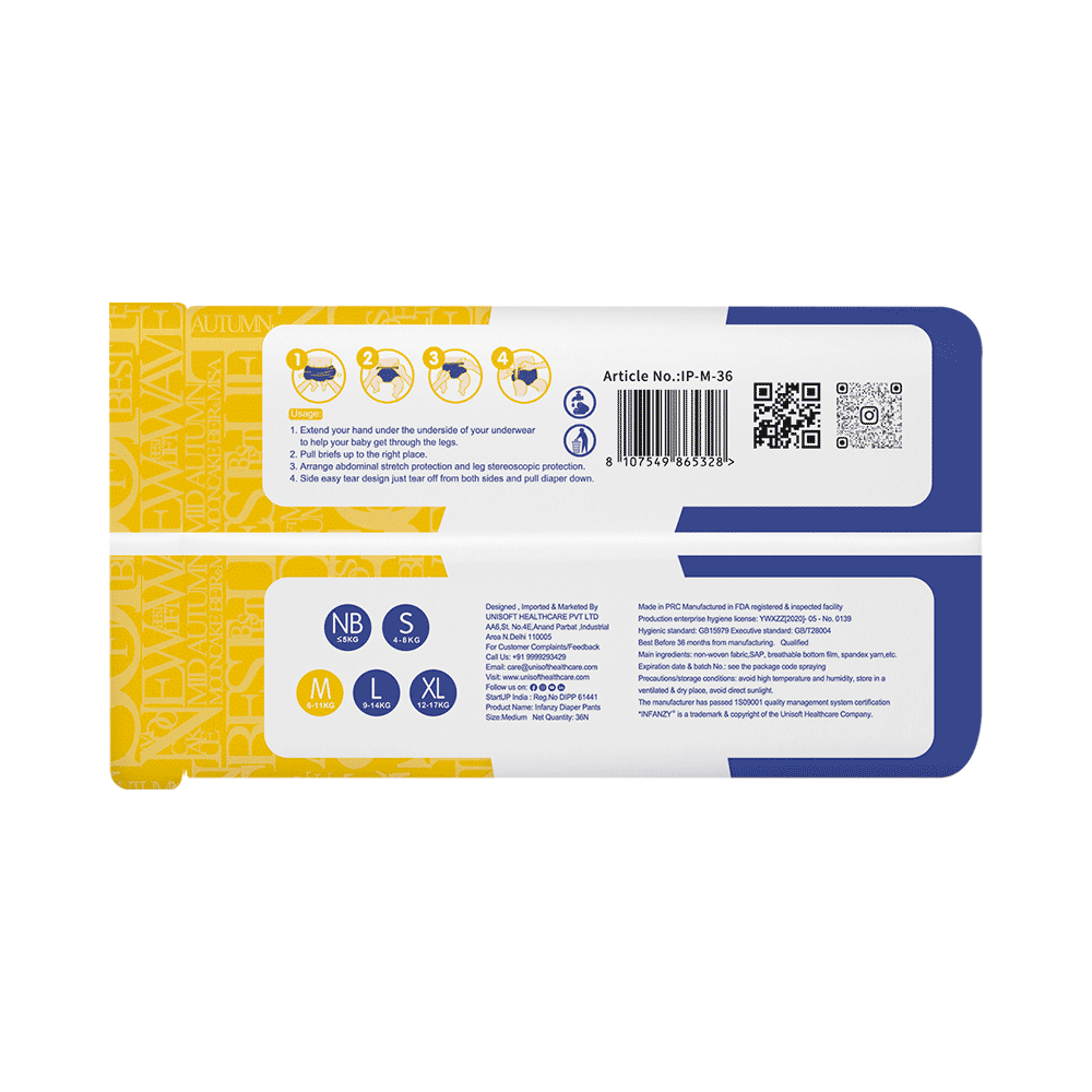 Infanzy Premium Diaper (36 Each) Medium - Image 2