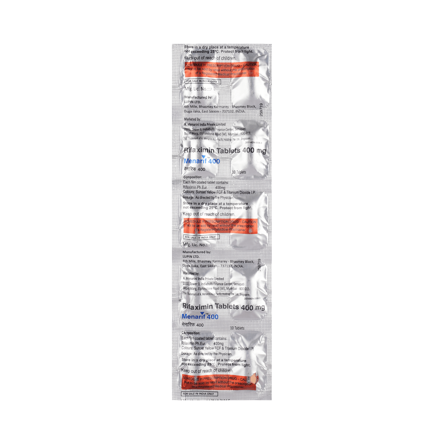 Menarif 400mg Tablet - Image 3