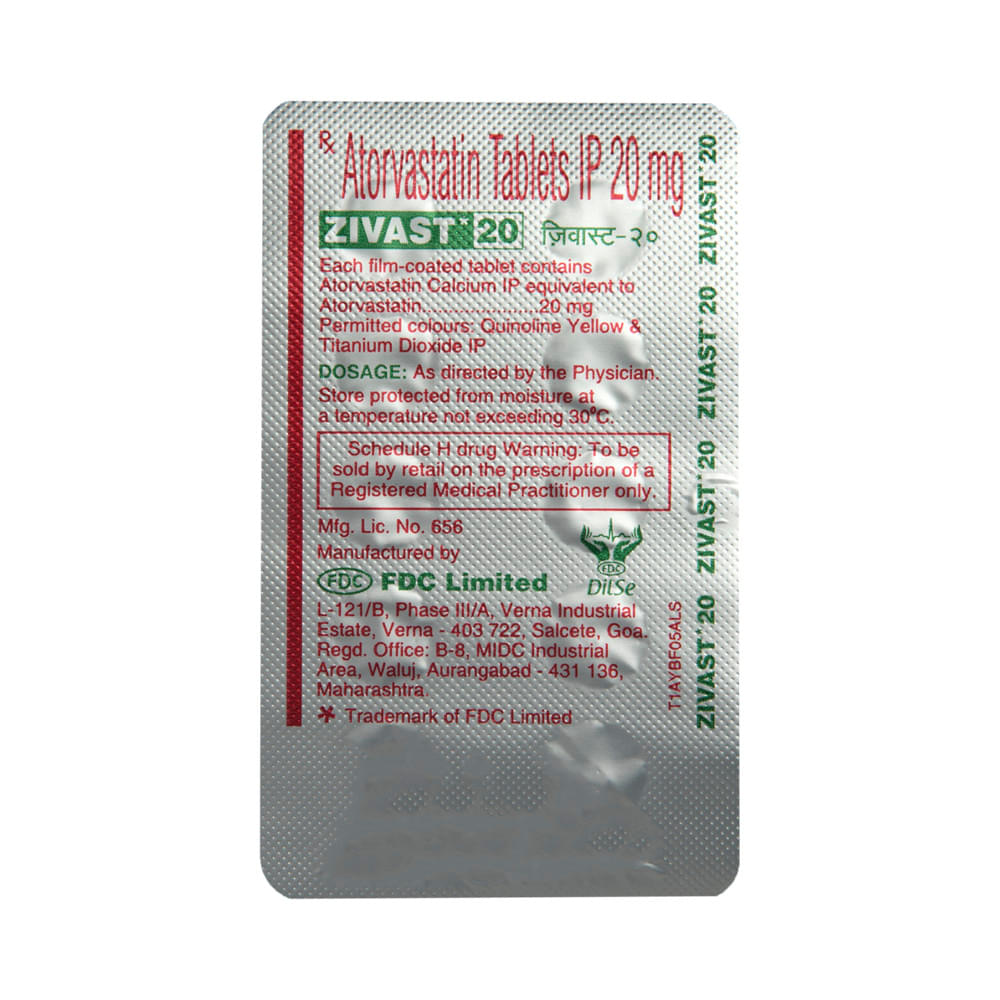 Zivast 20 Tablet - Image 5