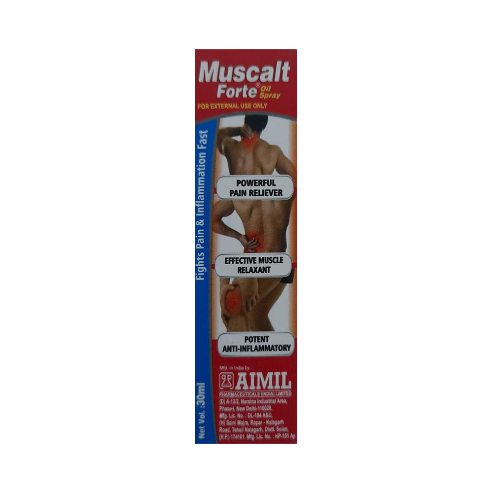 Aimil Muscalt Forte Oil Spray | Relieves Joint & Muscle Pain - Image 4