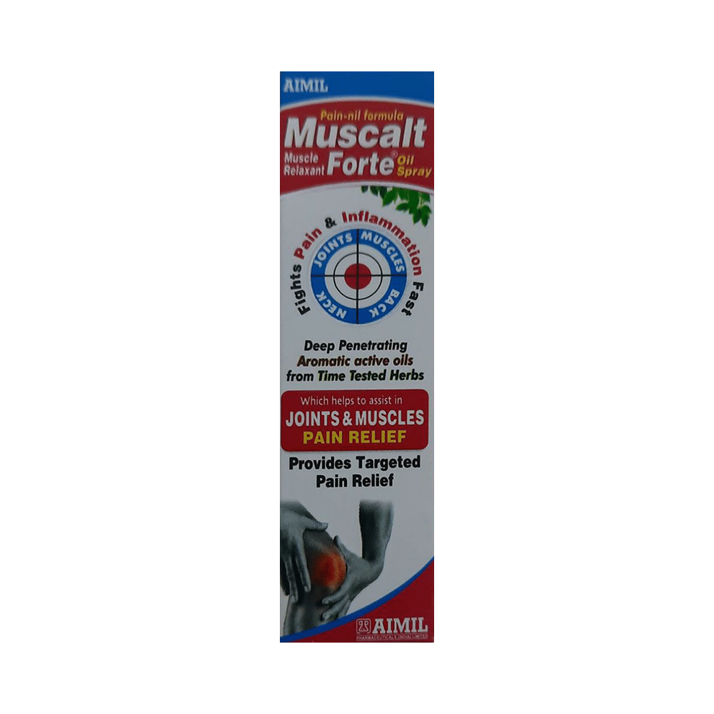 Aimil Muscalt Forte Oil Spray | Relieves Joint & Muscle Pain