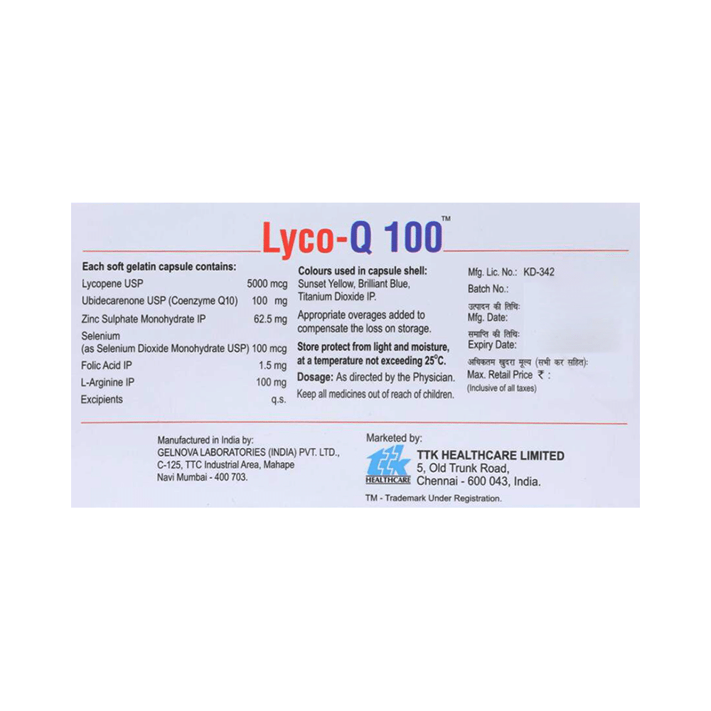 Lyco-Q 100 Capsule - Image 3