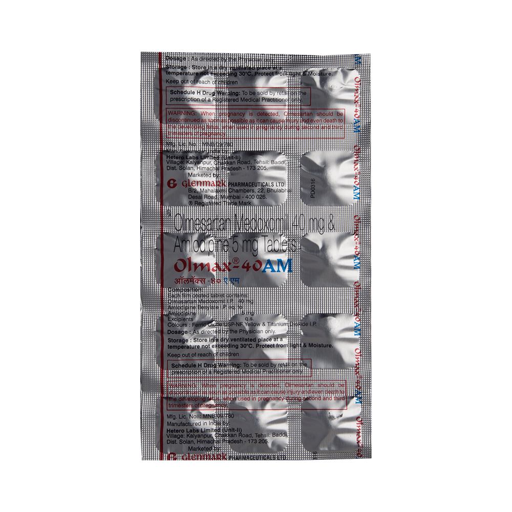 Olmax 40-AM Tablet - Image 4