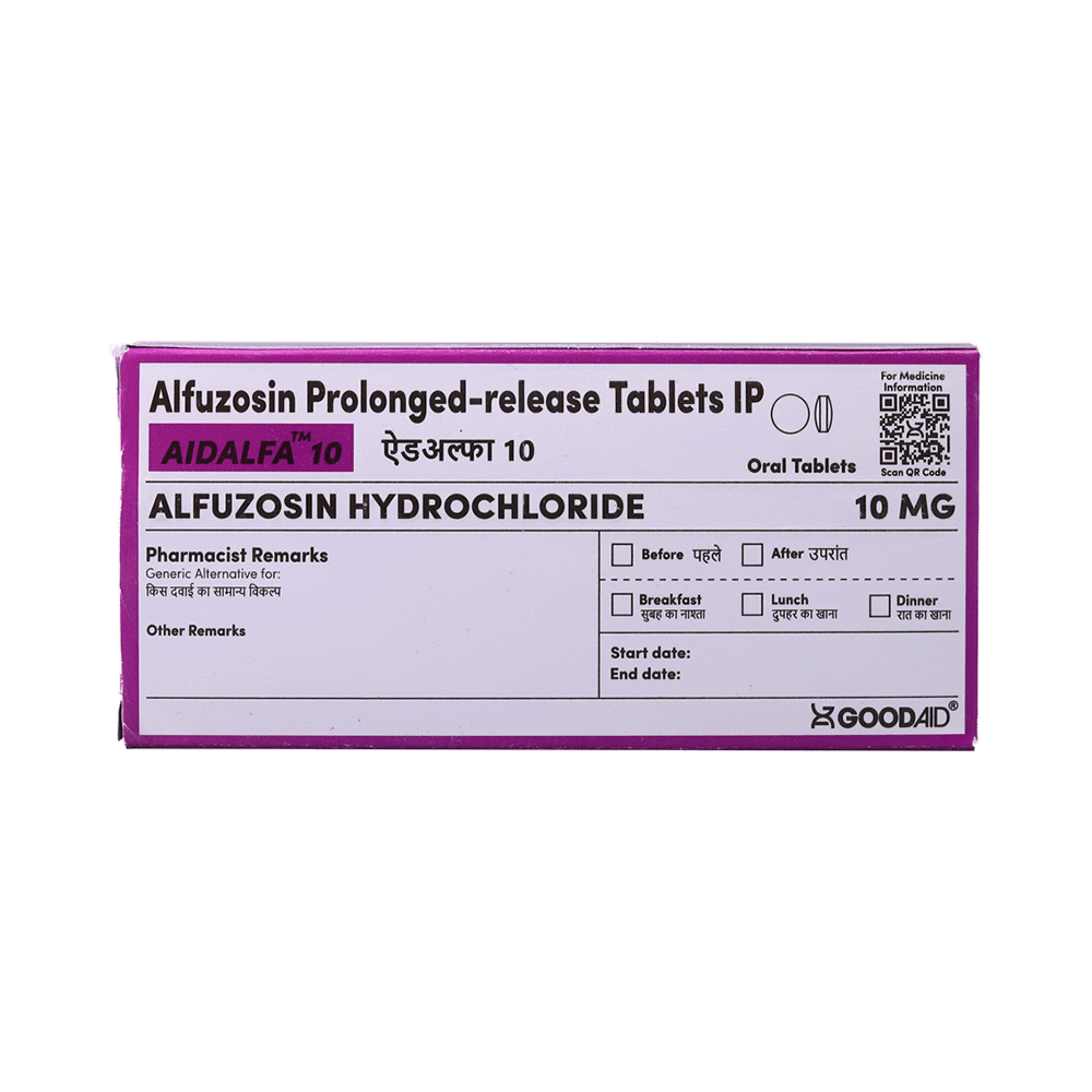 Aidalfa 10 Tablet PR