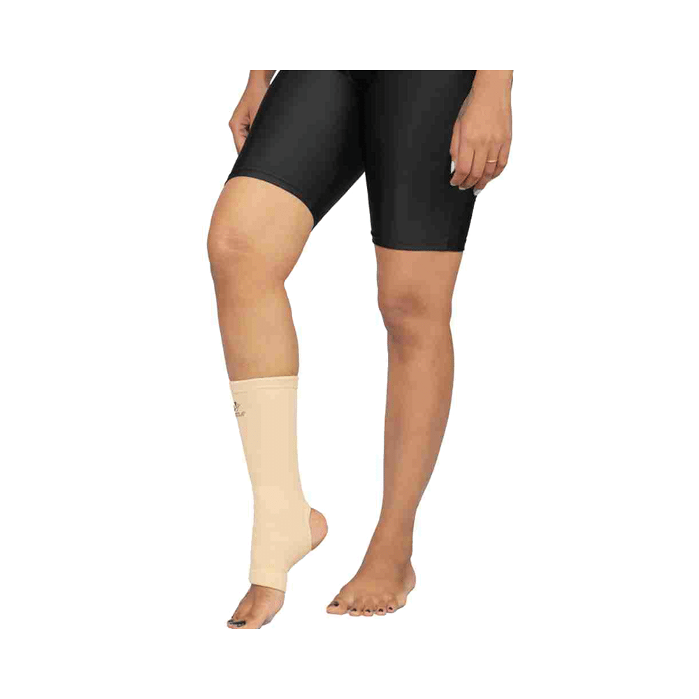Nebula NR 206 Elastic Ankle Support 4 Way 12 inch Medium Cream