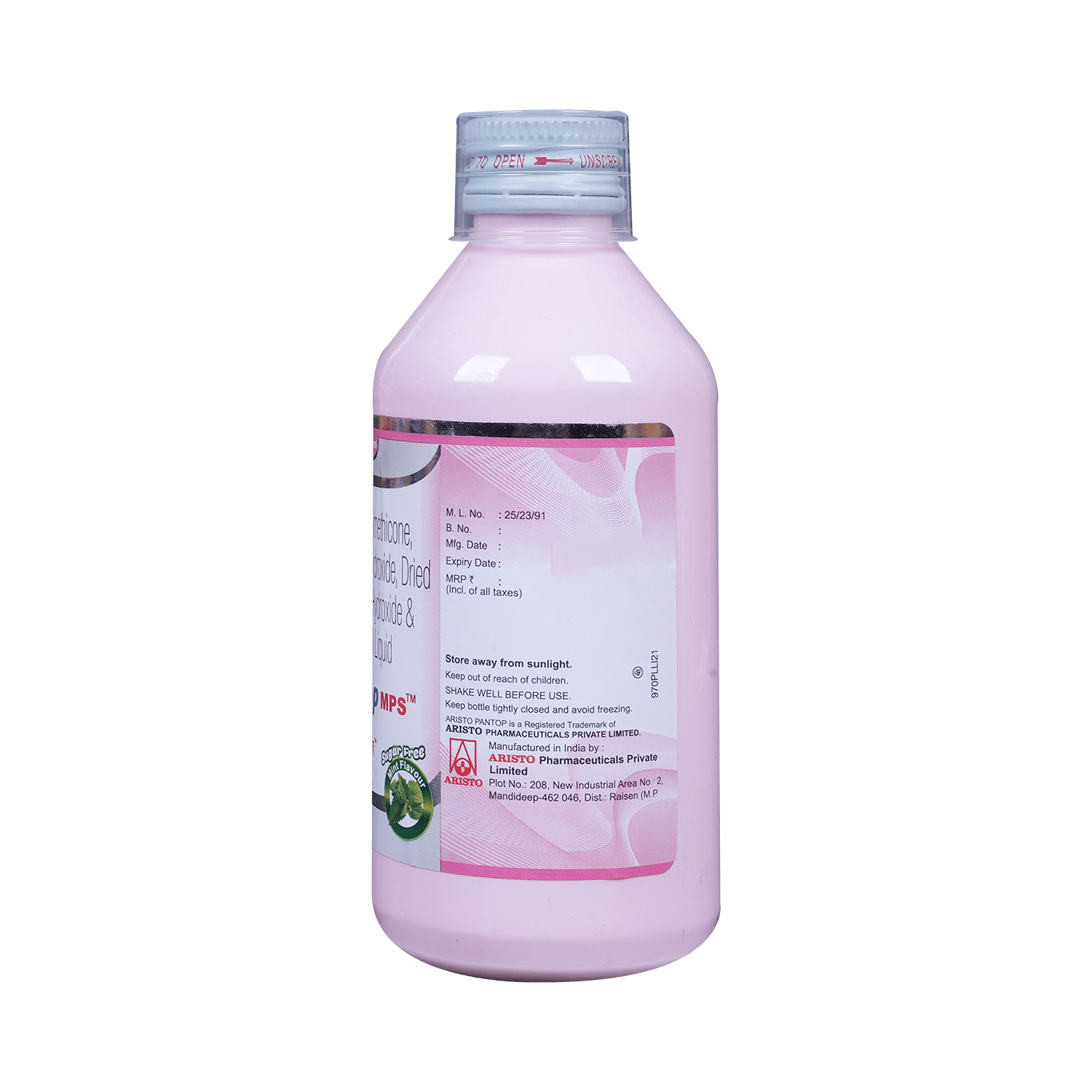 Pantop MPS Syrup Mint Sugar Free - Image 2