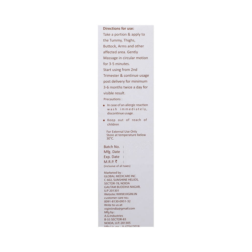 Vigini Erase Stretch Marks Removal Cream In During After Pregnancy Cream - Image 6