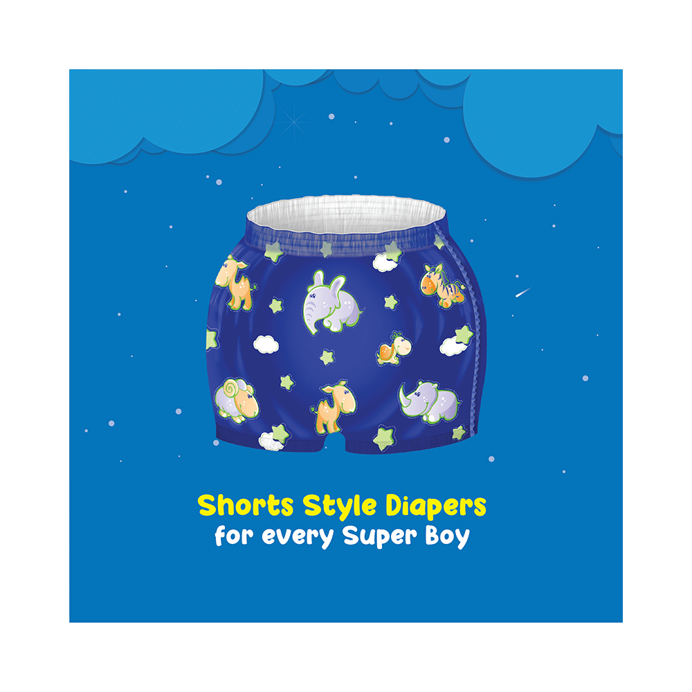 Super Cute's Large Wondershorts Pull Up Shorts Diaper (5 Each) - Image 7