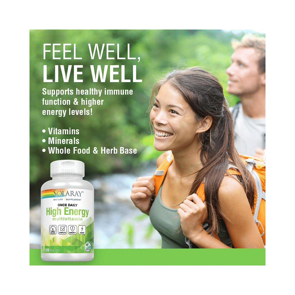 Solaray Once Daily High Energy Multivitamin Veg Cap - Image 6
