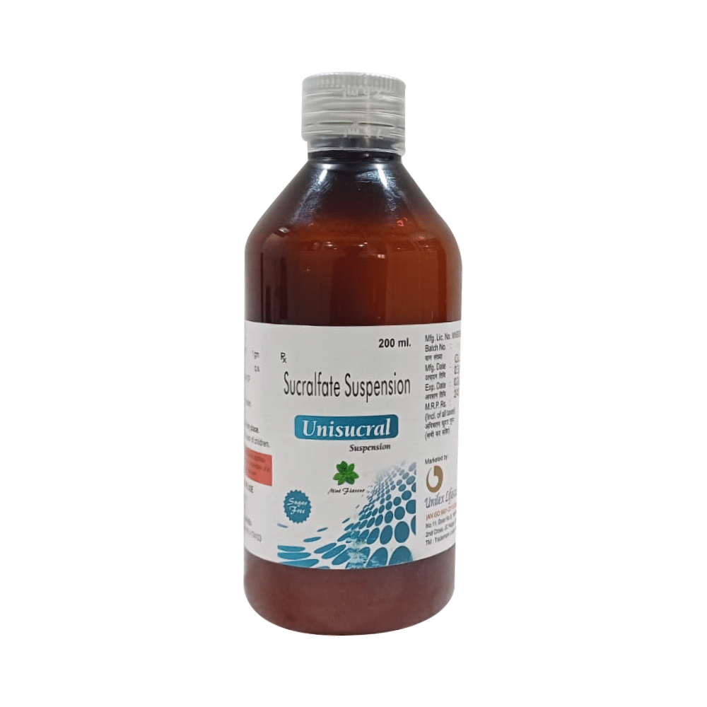 Unisucral Oral Suspension Mint Sugar Free - Image 1