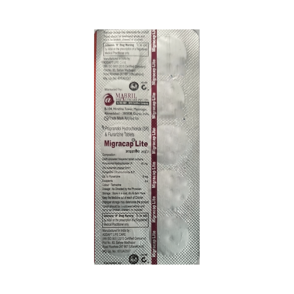 Migracap Lite Tablet SR - Image 4