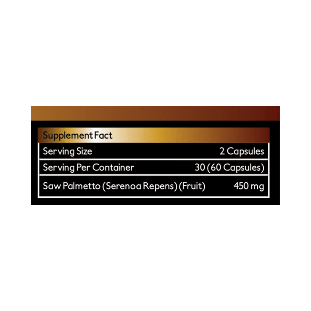 Perennial Lifesciences Saw Palmetto 45% Extract Veg Capsule - Image 3