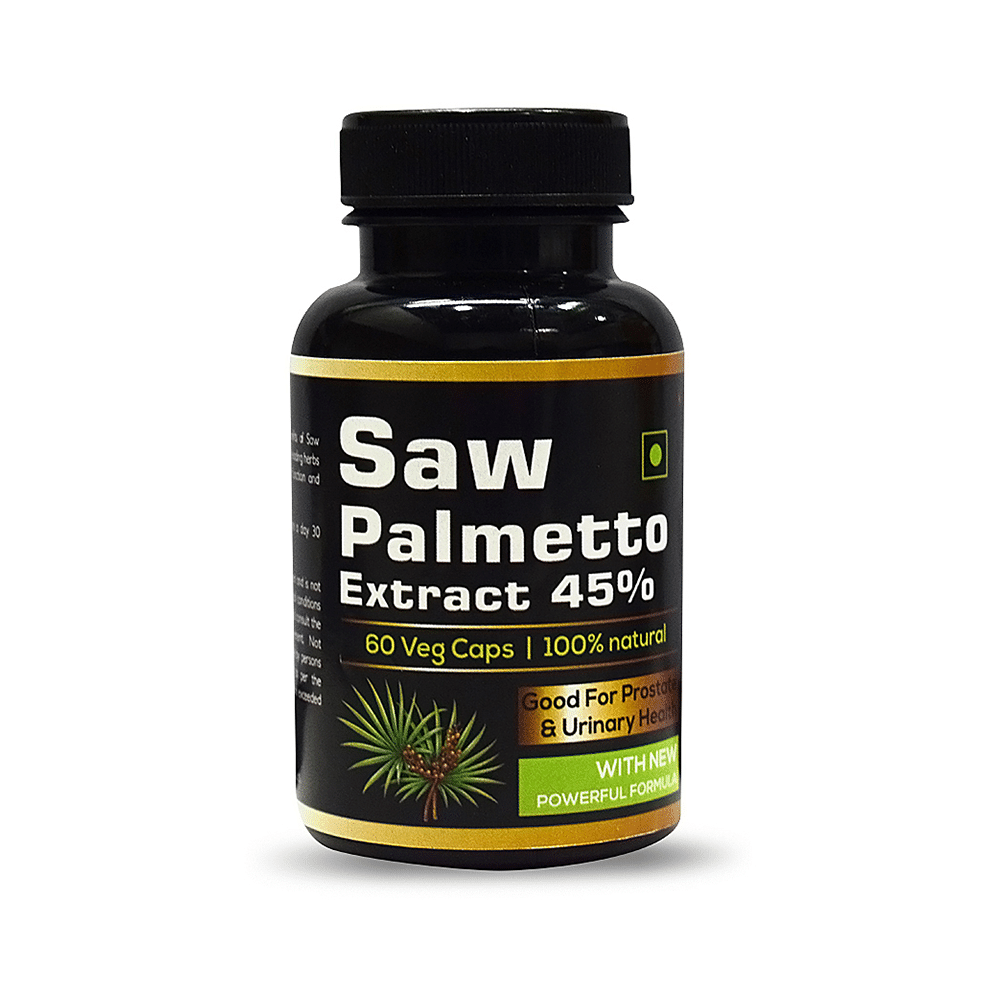 Perennial Lifesciences Saw Palmetto 45% Extract Veg Capsule - Image 1