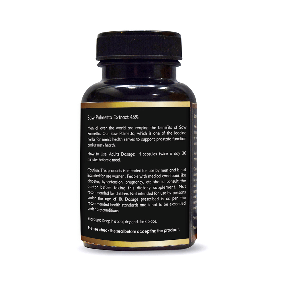 Perennial Lifesciences Saw Palmetto 45% Extract Veg Capsule - Image 2
