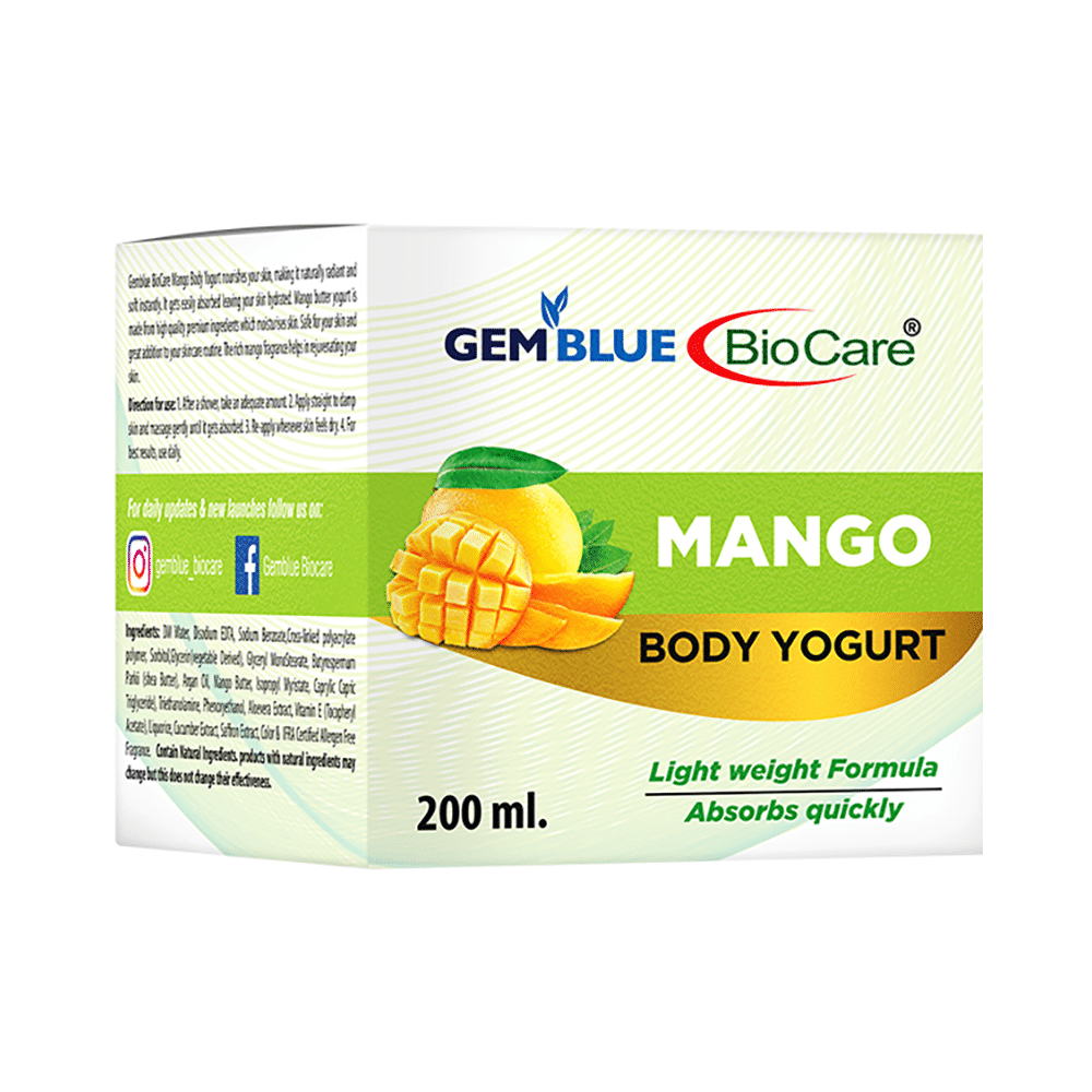 Gemblue Biocare Mango Body Yogurt - Image 1