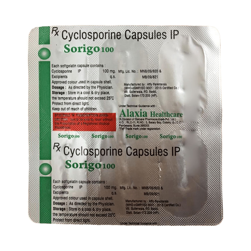 Sorigo 100mg Capsule - Image 1