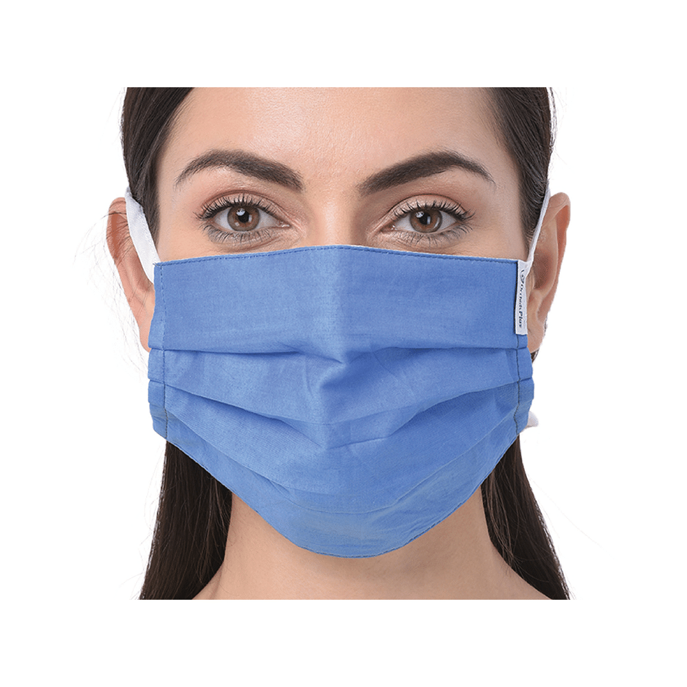 OrchidPlus 6 Ply Protect-T Face Mask Universal Aqua Blue