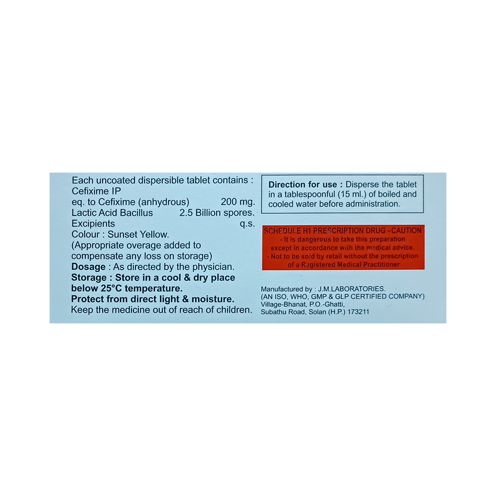 Gastocef-LB 200 Tablet DT - Image 2