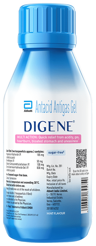 Digene Gel Mint Sugar Free - Image 2