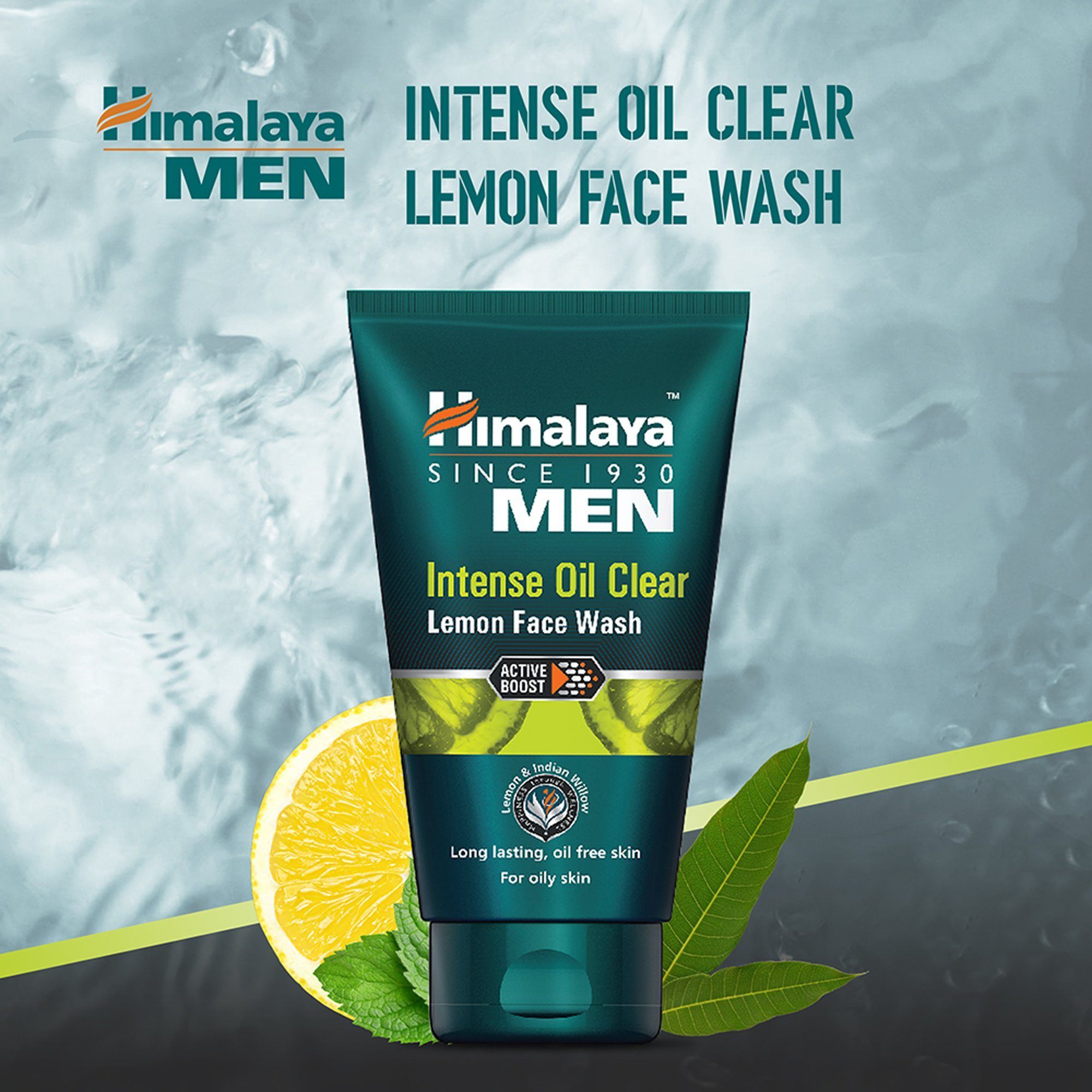 Himalaya Men Intense Oil Clear Lemon Face Wash - Image 1