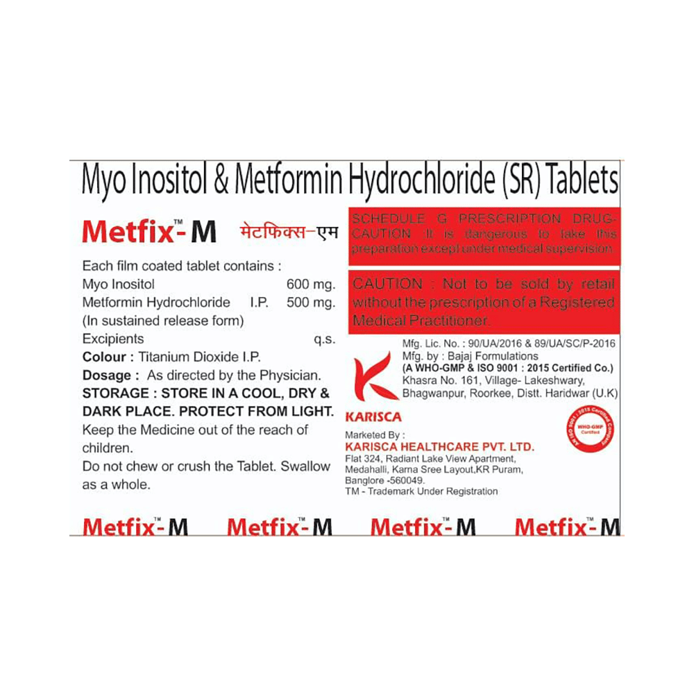 Metfix-M Tablet SR - Image 2
