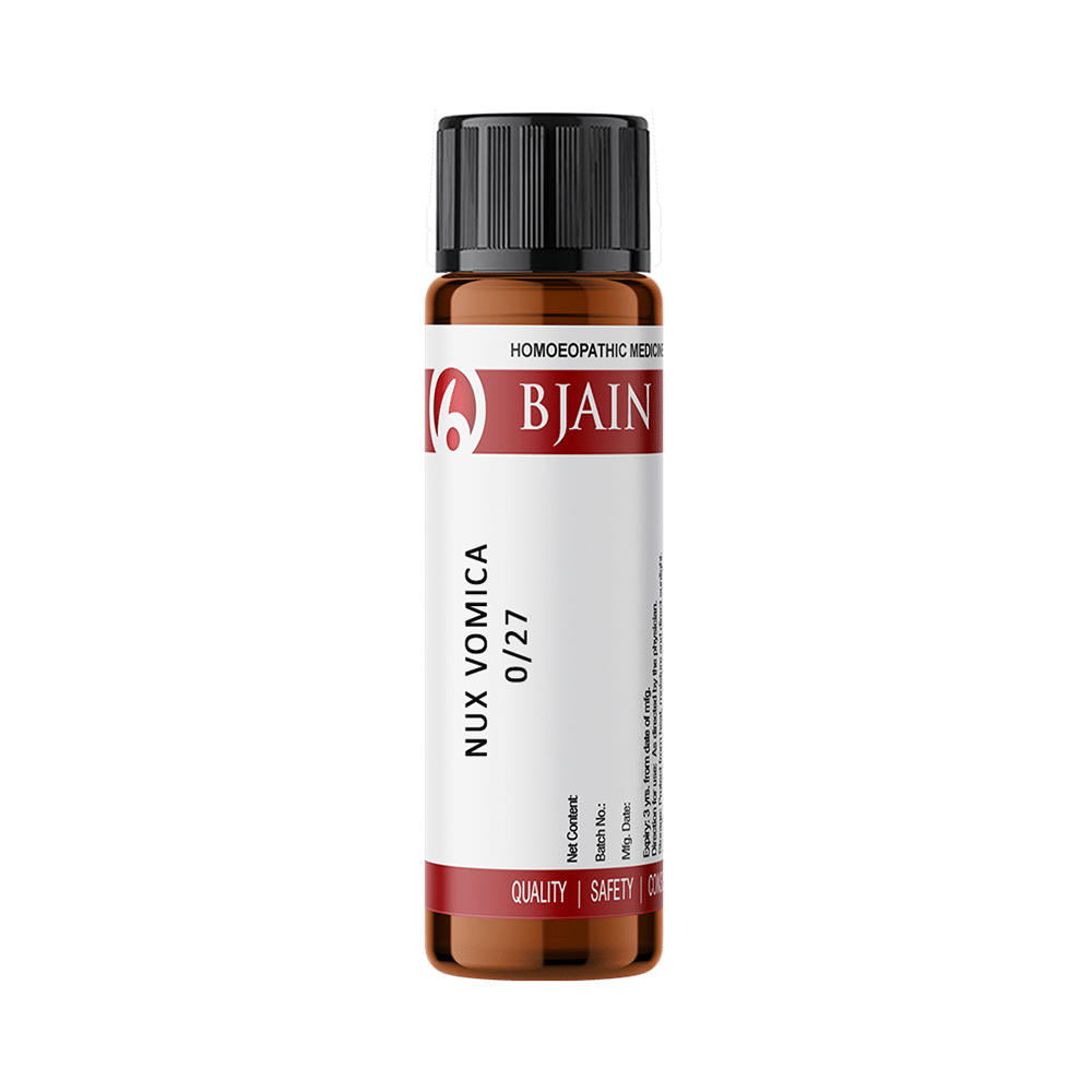 Bjain Nux Vomica Globules 0/27 LM - Image 1