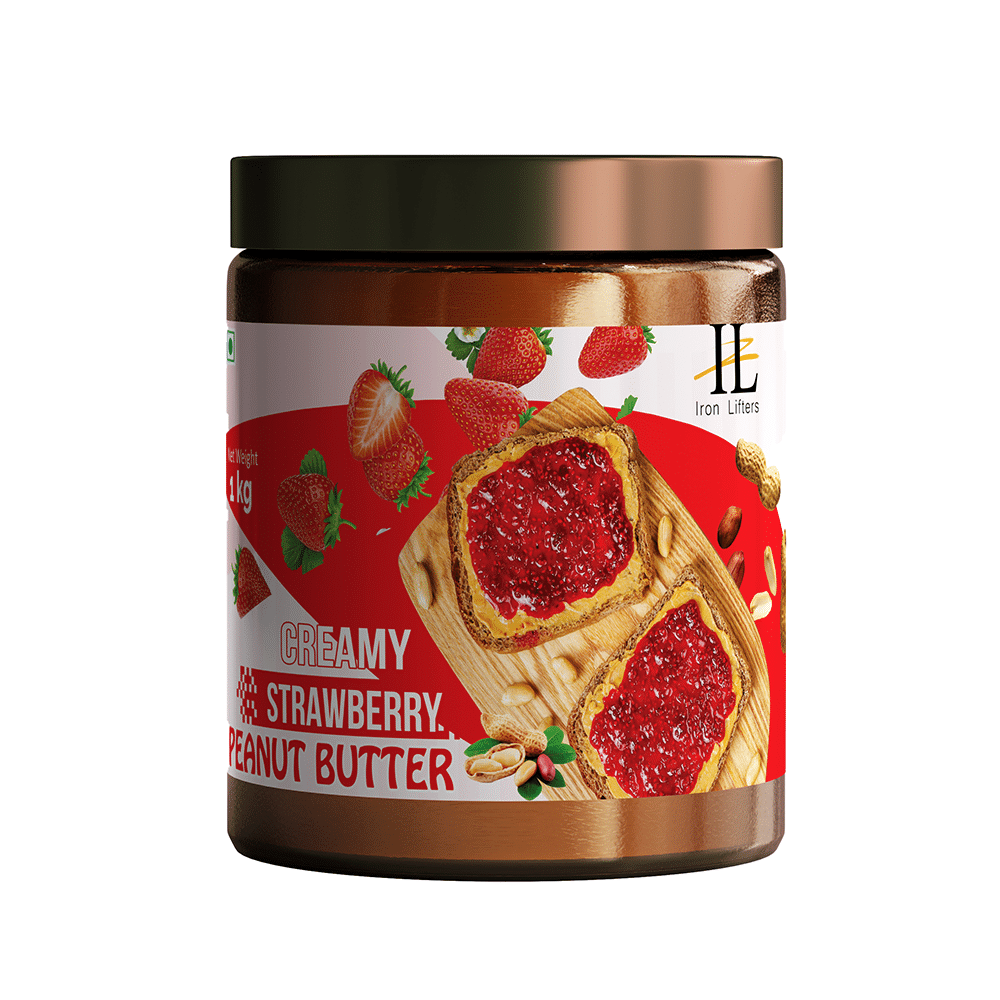 Iron Lifters Creamy Strawberry Peanut Butter