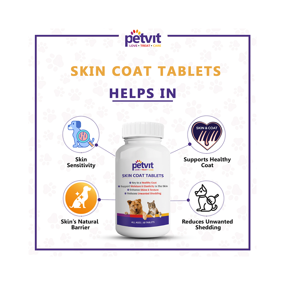 Petvit Skin Coat Tablet - Image 4