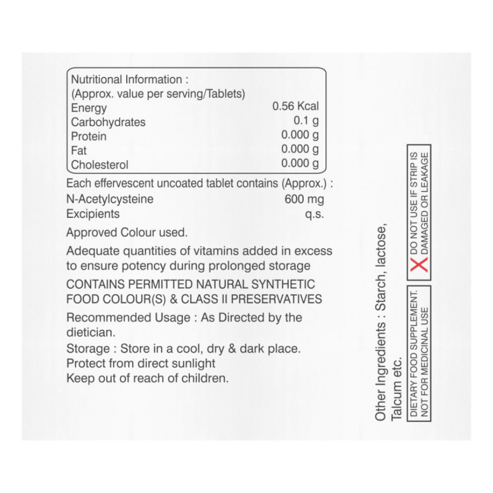 Mucoglad 600 Tablet - Image 2