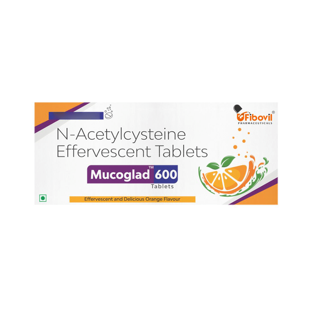 Mucoglad 600 Tablet - Image 1