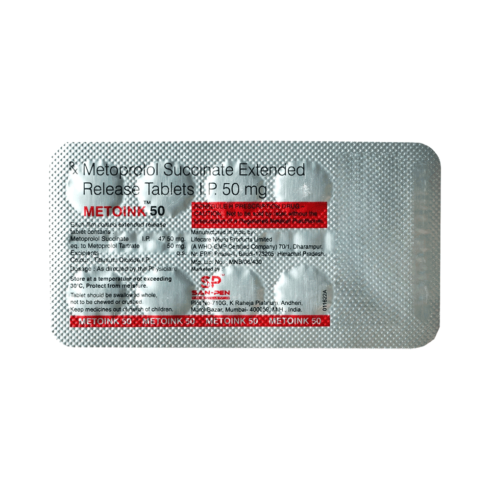 Metoink 50 Tablet ER - Image 4