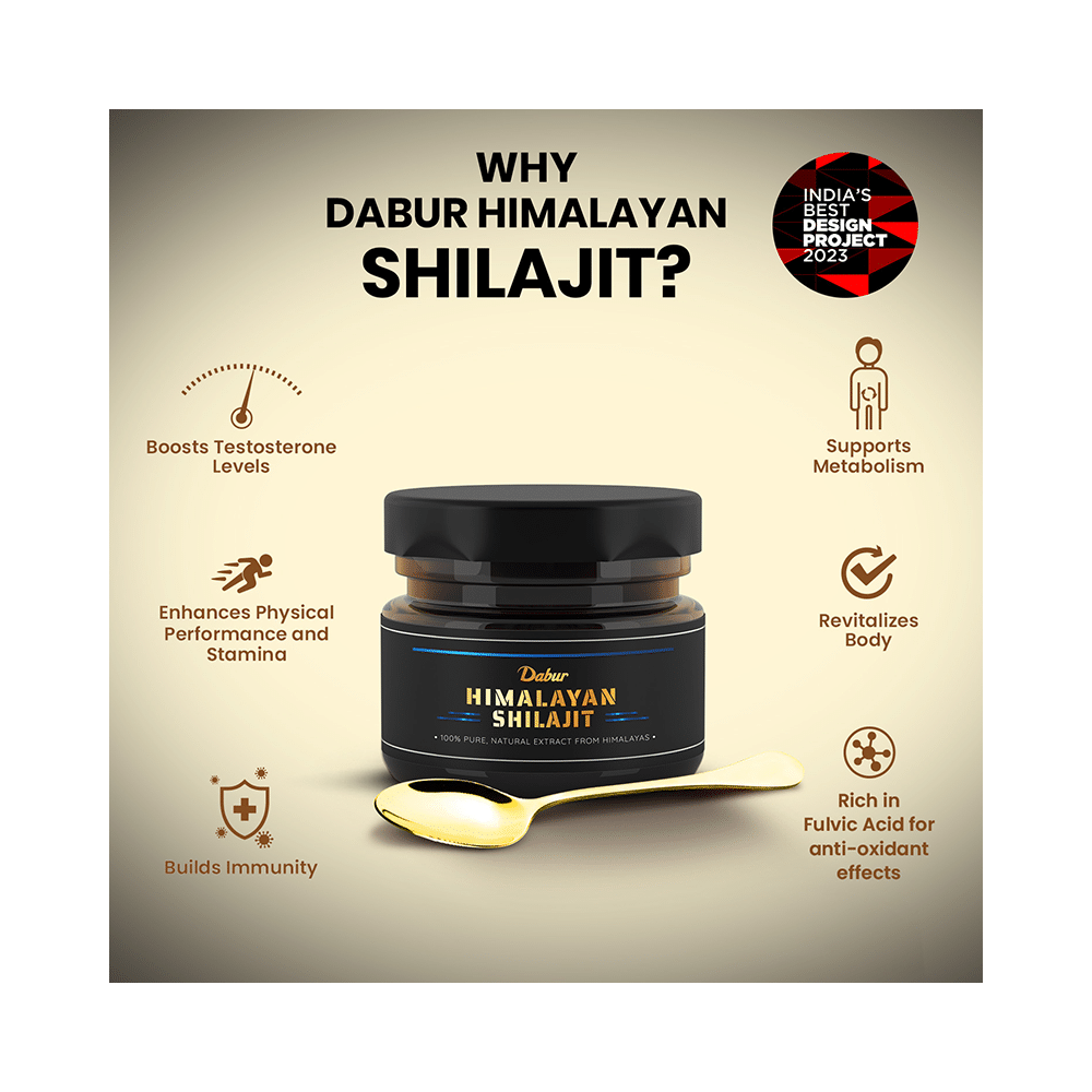 Dabur Himalayan Pure Natural Shilajit Resin | For Stamina, Vitality & Immunity - Image 5