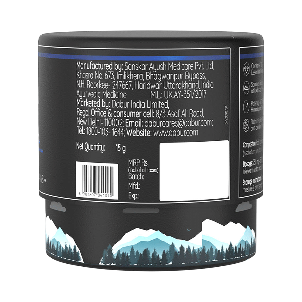 Dabur Himalayan Pure Natural Shilajit Resin | For Stamina, Vitality & Immunity - Image 3