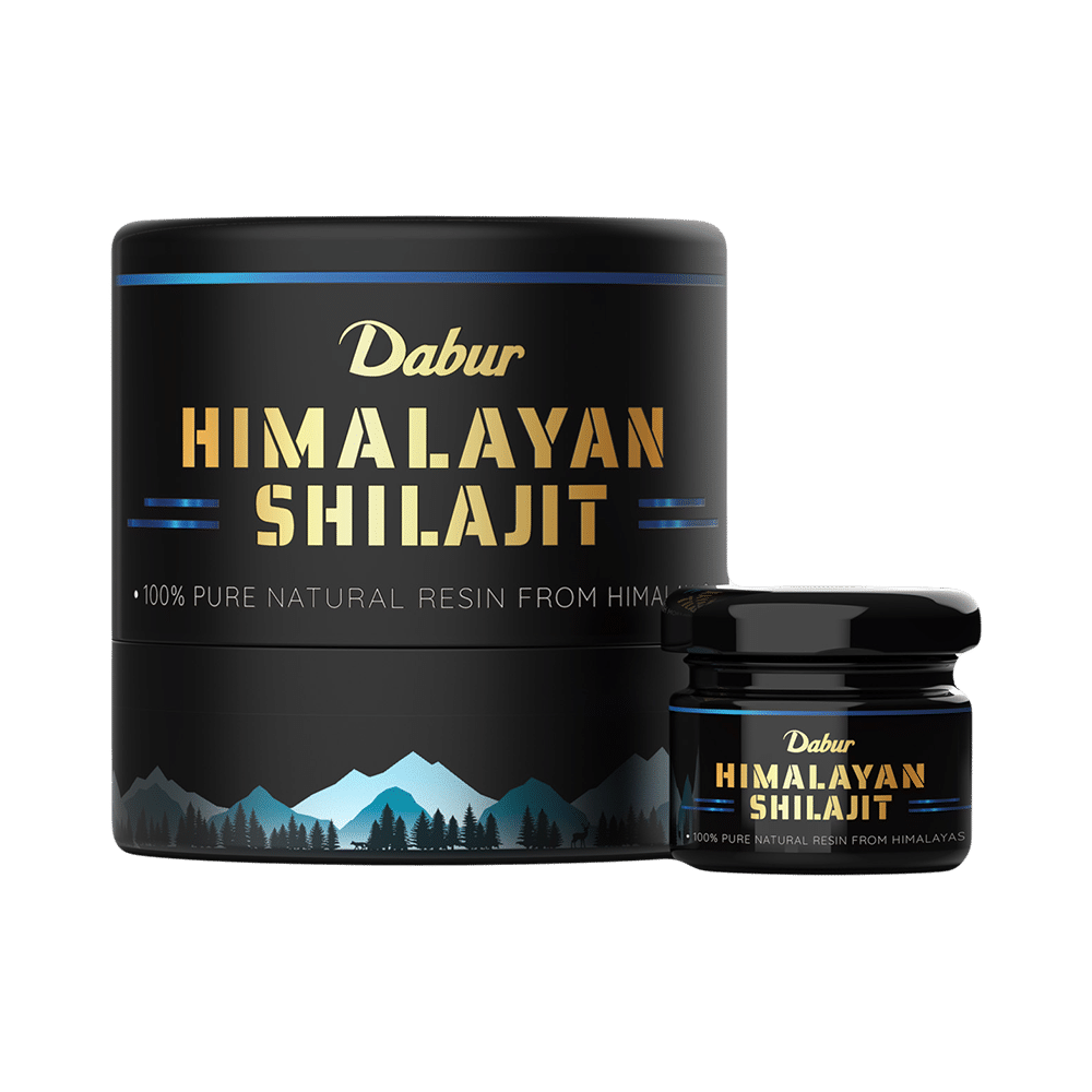 Dabur Himalayan Pure Natural Shilajit Resin | For Stamina, Vitality & Immunity - Image 1