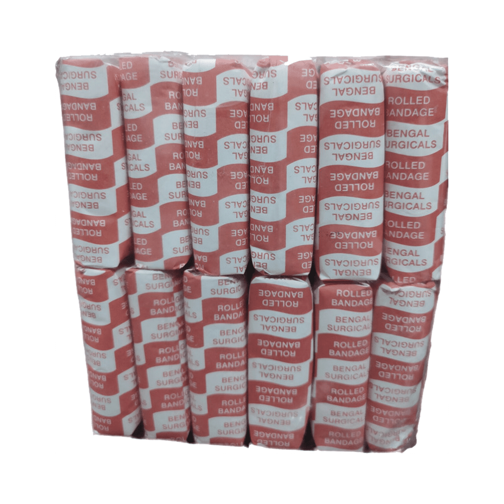 Absorbent Cotton Medical Gauze Roll Bandage (12 Each) 7.5cm x 5m - Image 2