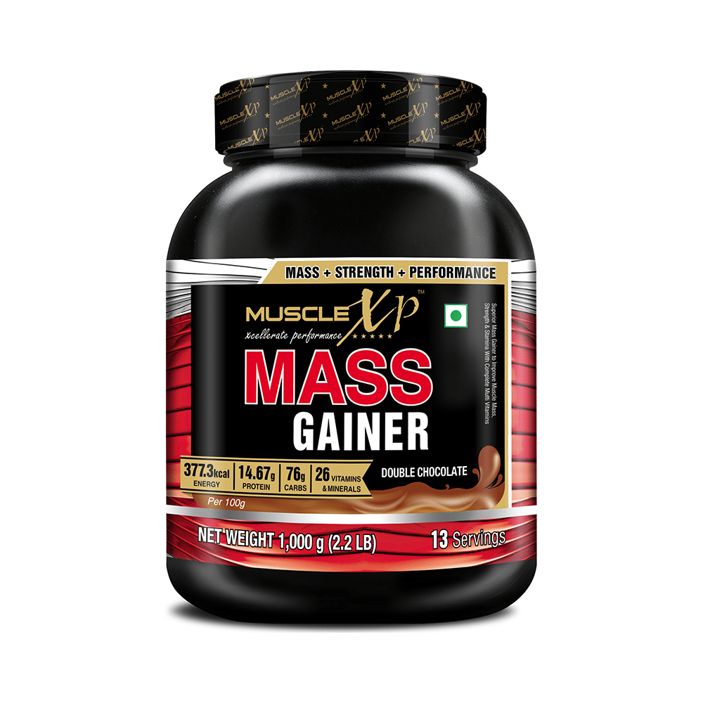 MuscleXP Mass Gainer Powder Double  Chocolate - Image 1
