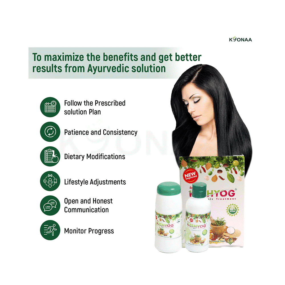 Keshyog Herbal Hair Treatment (150ml Each) - Image 6