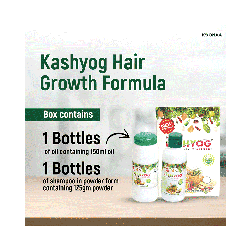 Keshyog Herbal Hair Treatment (150ml Each) - Image 8