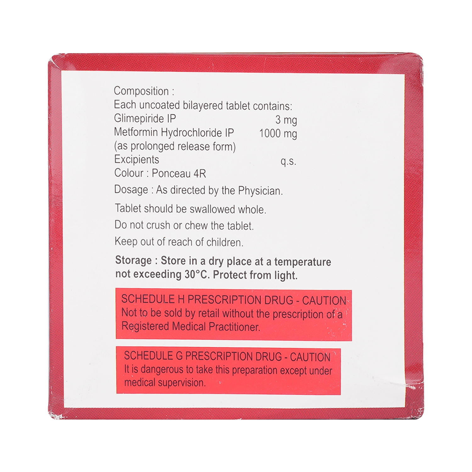 Glucoryl-M 3 Forte Tablet PR - Image 3