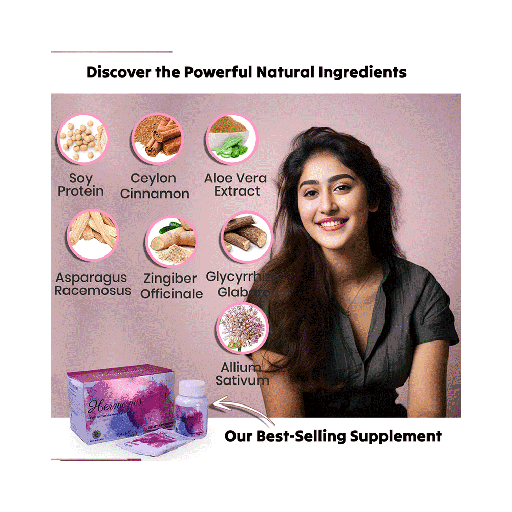 Hermones Kit: Hormonal Imbalance Supplement for Women - PCOD/PCOS, Menopause, Irregular Periods, Fertility Support, Acne Relief, Weight Management - Image 9
