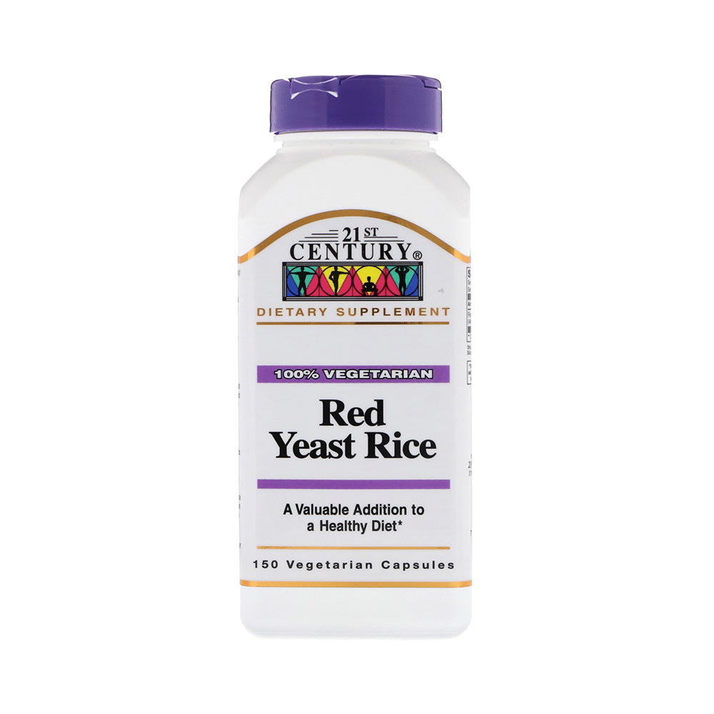 21st Century Red Yeast Rice Vegetarian Capsules - Image 1