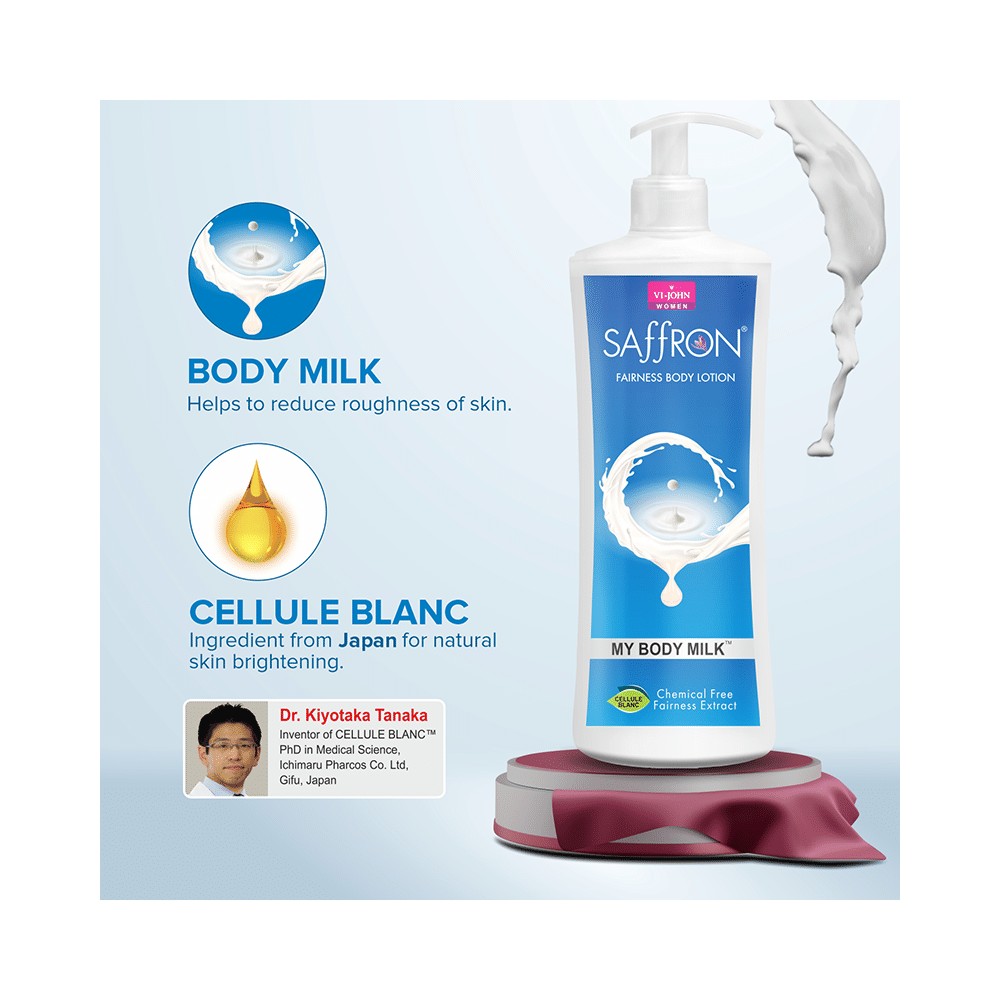 Vi-John Saffron Fairness Body Lotion My Body Milk - Image 4
